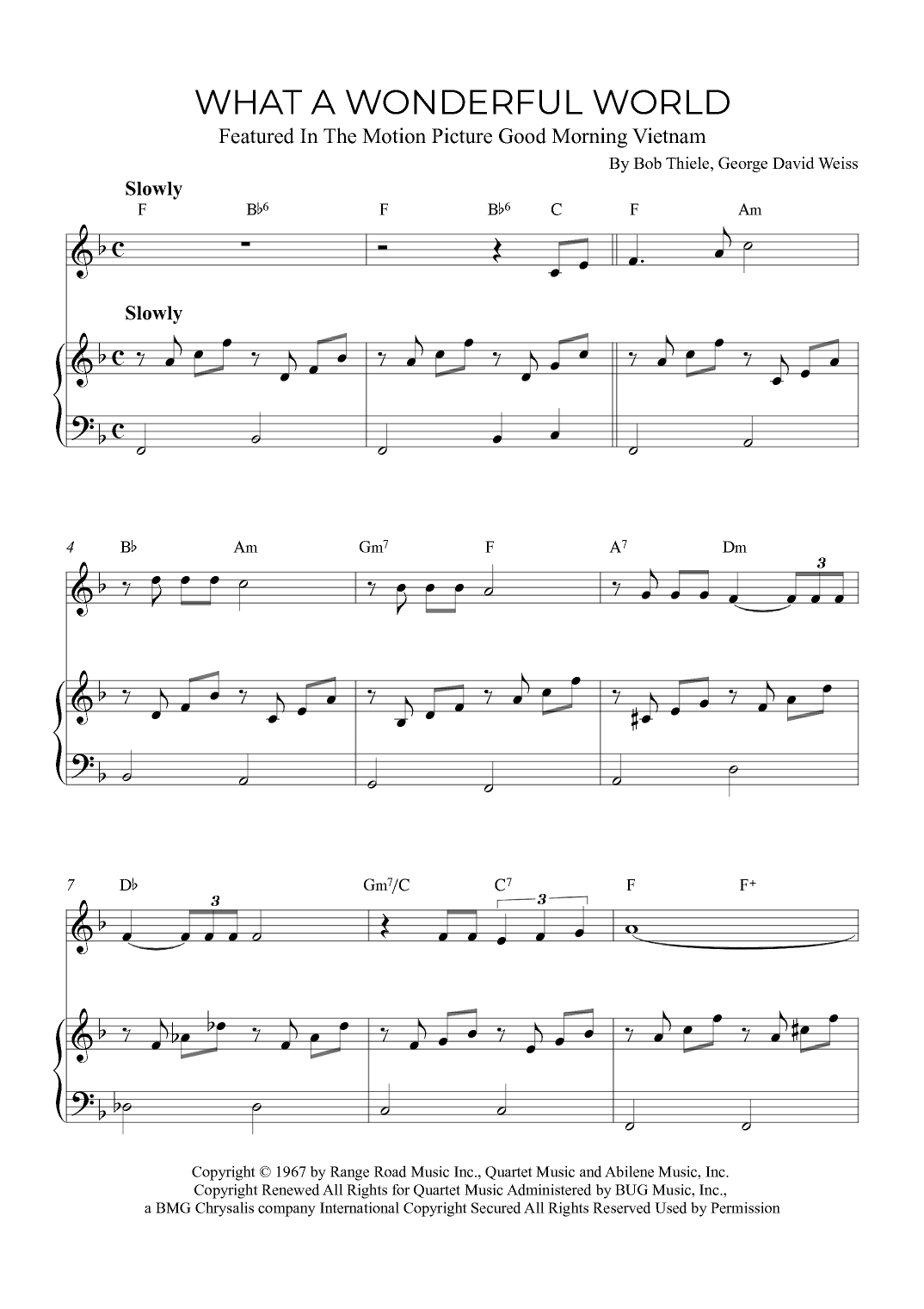 What A Wonderful World (arr. Alex Nunes Rodrigues)