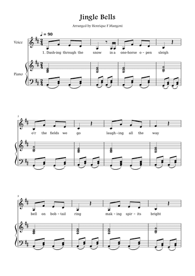 Jingle Bells (arr. Henrique F Mangoni)