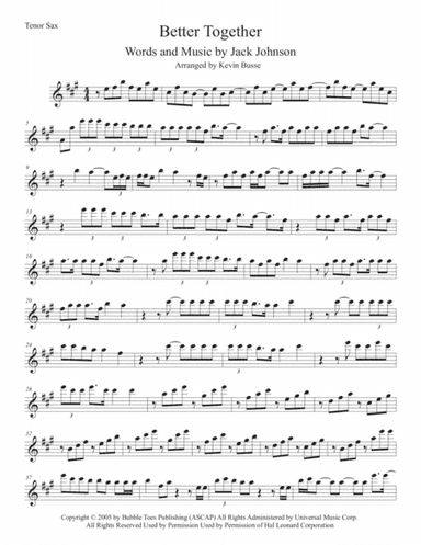 Better Together (arr. Kevin Busse)