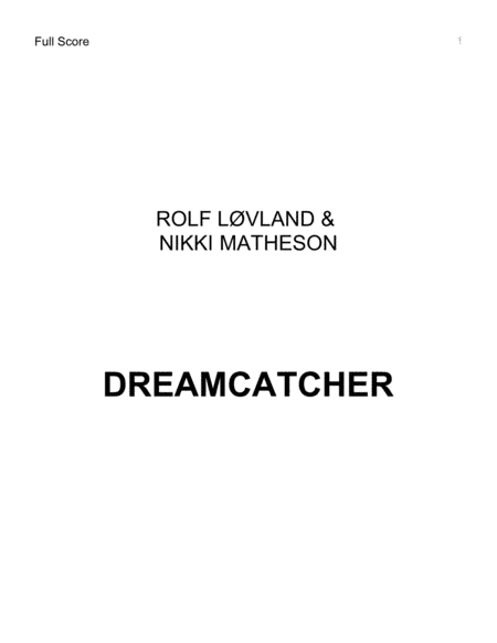 Dreamcatcher (arr. Jon Persson)