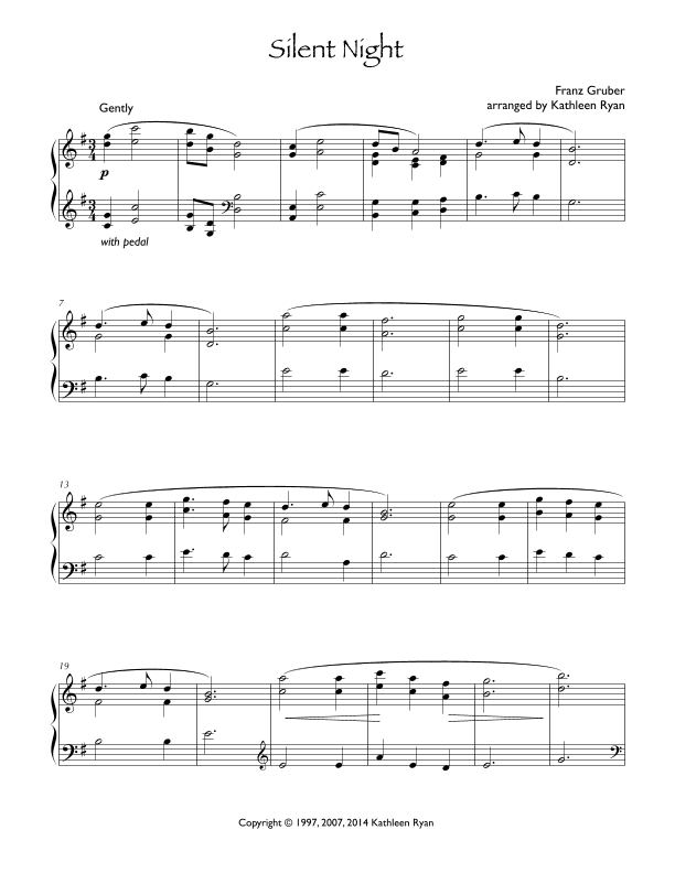 Silent Night (arr. Kathleen Ryan)