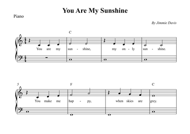 You Are My Sunshine (arr. Wesley S. SIlva)