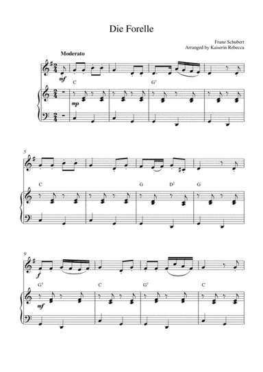 Die Forelle (arr. Kaiserin Rebecca)