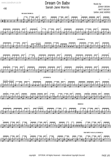 Dream On Baby (arr. COPYDRUM)