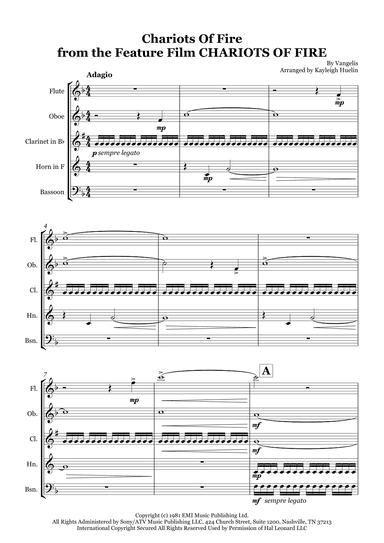 Chariots Of Fire (arr. Kayleigh Huelin)