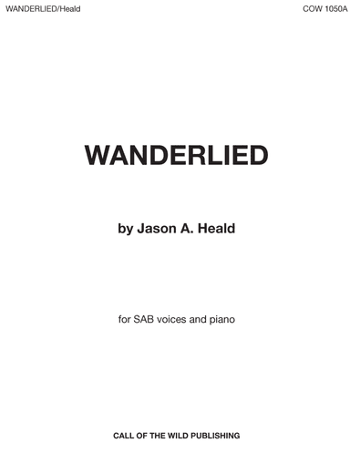"Wanderlied" for SAB voices and piano