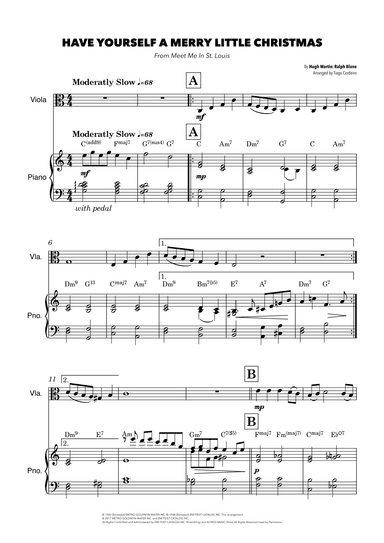Have Yourself A Merry Little Christmas (arr. Tiago Cordeiro)