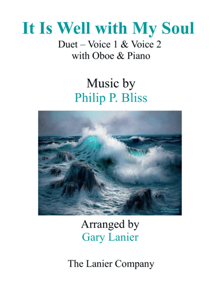 IT IS WELL WITH MY SOUL (Duet - Treble Voice 1 & 2 with Oboe & Piano) (arr. Gary Lanier)
