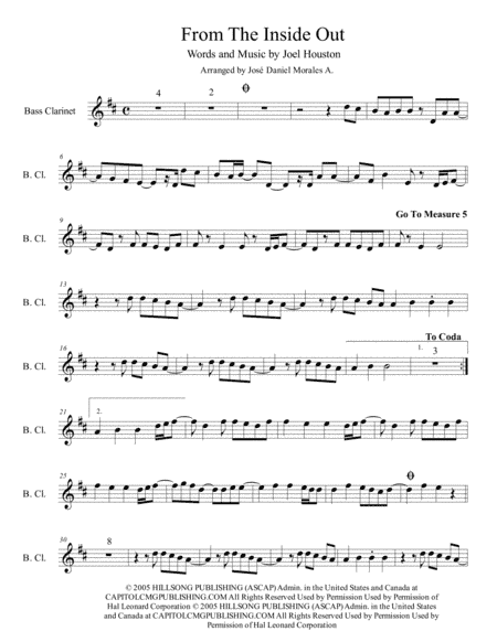 From The Inside Out (arr. José Daniel Morales A.)