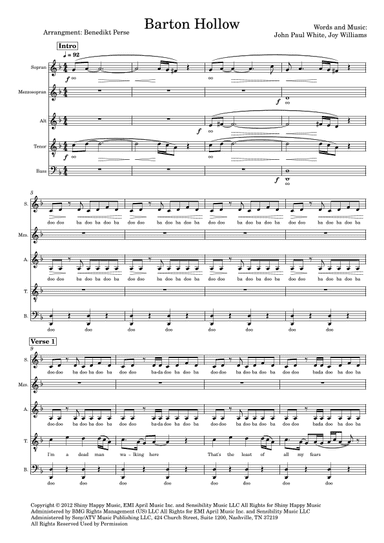 Barton Hollow (arr. Benedikt Perse)