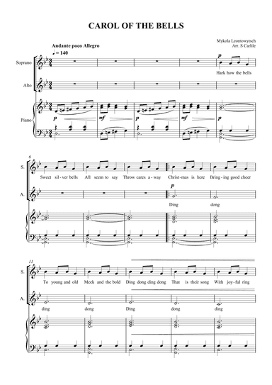 Carol of the Bells (arr. SCMusic)