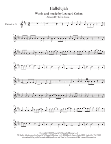 Hallelujah (arr. Kevin Busse)