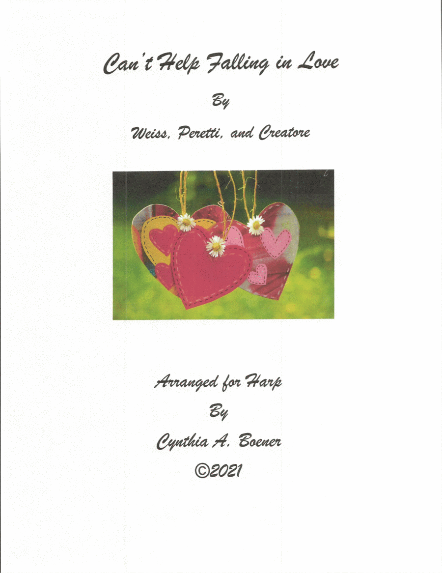 Can't Help Falling In Love (arr. Cynthia A. Boener)
