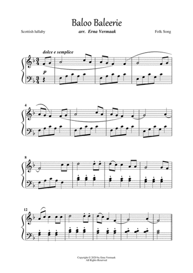 Baloo Baleerie (arr. Erna Vermaak)