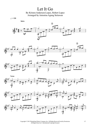 Let It Go (demi Lovato Version) (arr. Antonius Agung Setiawan)