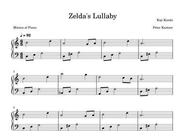 Zelda S Lullaby Remix (arr. Música al Piano)