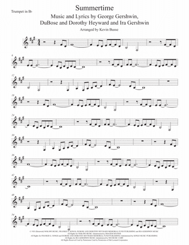 Summertime (arr. Kevin Busse)