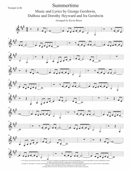 Summertime (arr. Kevin Busse)