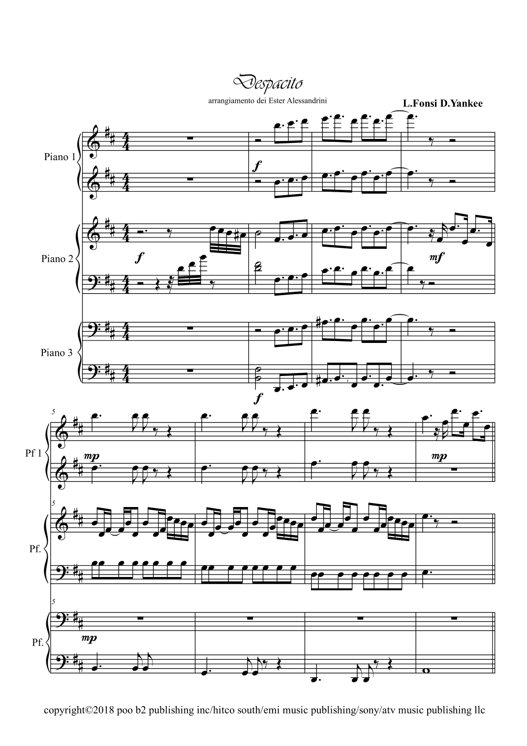 Despacito (arr. Ester Alessandrini)