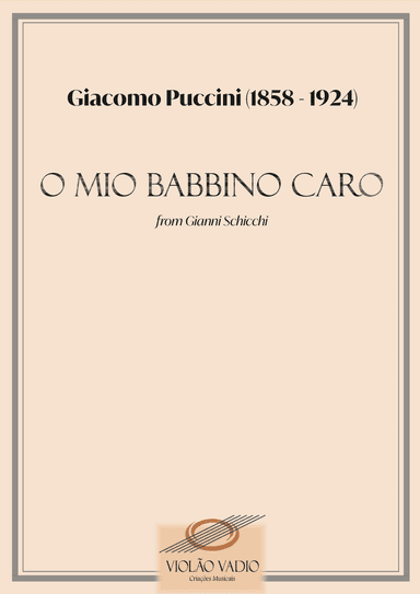 O Mio Babbino Caro (Puccini) LEAD SHEET with chords (arr. André Alberto Santos)
