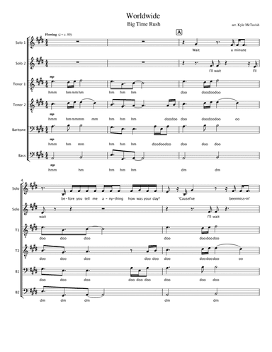 Worldwide (arr. Kyle McTavish)