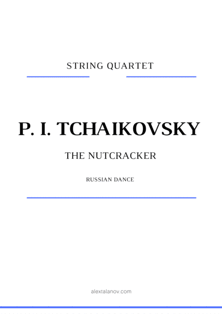 Russian Dance (Trepak) from "The Nutcracker"