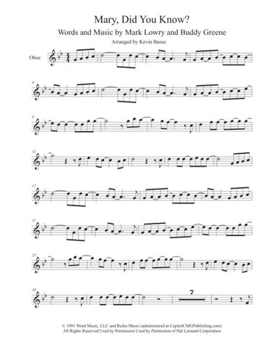 Mary, Did You Know? (arr. Kevin Busse)