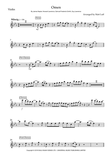 Omen (arr. Matt Luff)