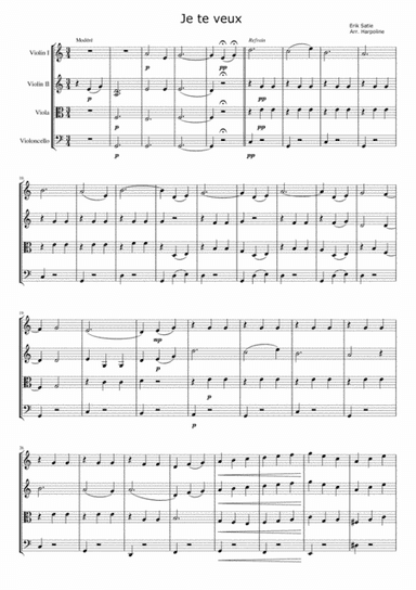 Je te veux (arr. Harpoline)