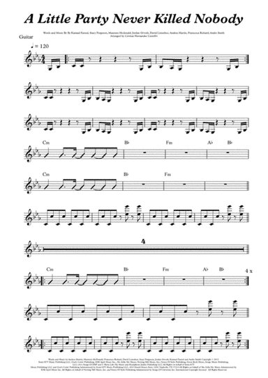 A Little Party Never Killed Nobody (all We Got) (arr. Cristian Hernandez Castellvi)