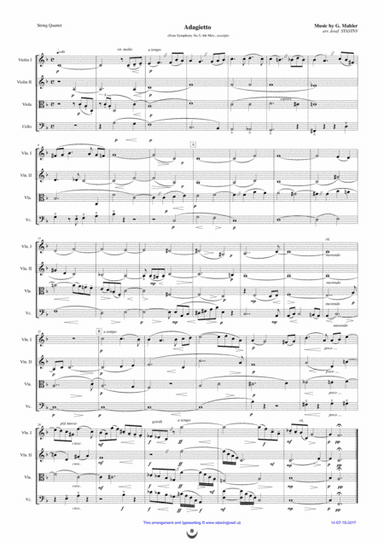 Adagietto (arr. Josef STASTNY)