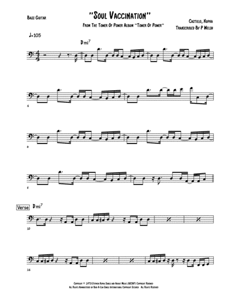 Soul Vaccination (arr. Paul welsh)