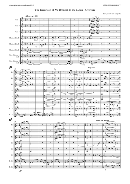 The Excursions of Mr Broucek overture (arr. Carl Upsall)