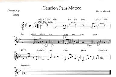 Cancion Para Matteo