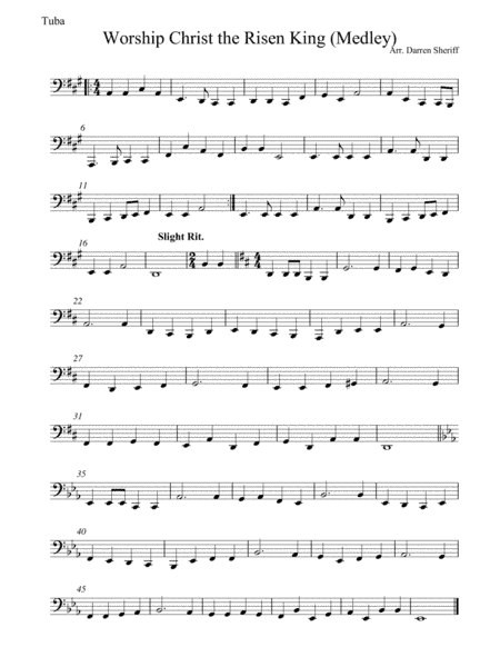 Worship Christ the Risen King (Medley) (arr. Darren Sheriff)