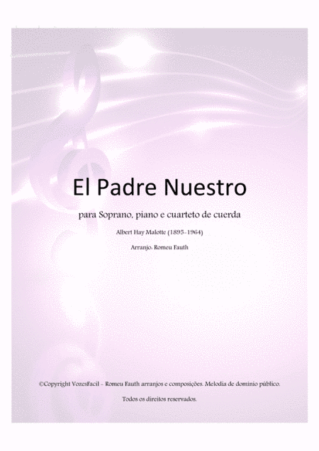 El Padre Nuestro (score and parts) (arr. Romeu Fauth)