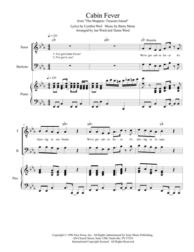 Cabin Fever (arr. Jan Ward and Tanna Ward)