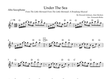 Under The Sea (arr. Fernando Britto)