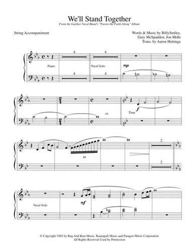 We'll Stand Together (arr. Aaron Hettinga)