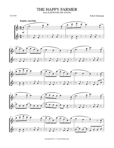 The Happy Farmer (from Album for the Young) (arr. Mark Phillips)