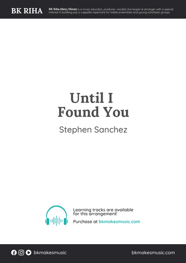 Until I Found You (arr. BK Riha / Brandy Kay Riha)