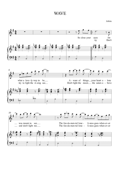 Wave (arr. Alex Nunes Rodriguez)