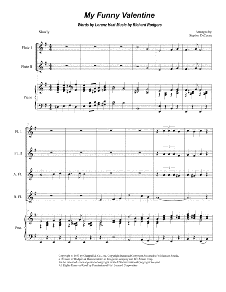 My Funny Valentine (arr. Stephen DeCesare)