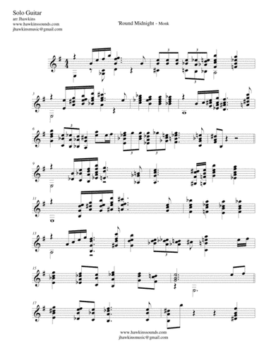 Round Midnight (arr. Jonathan Hawkins)