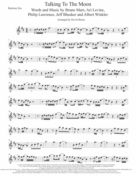 Talking To The Moon (arr. Kevin Busse)