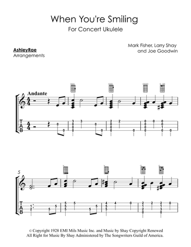 When You're Smiling (the Whole World Smiles With You) (arr. Ashley Rae Heffernen)