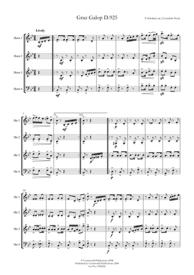 Graz Galop (arr. J Lynsdale-Nock)