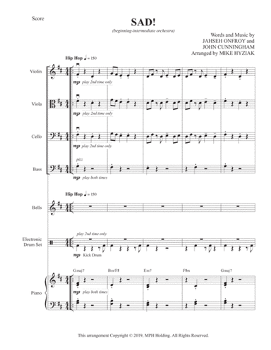 Sad! (arr. Mike Hyziak)