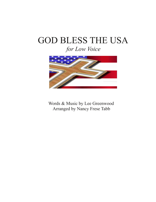 God Bless The U.s.a. (arr. Nancy Frese Tabb)