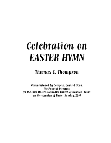 Celebration on EASTER HYMN (arr. Thomas C. Thompson)
